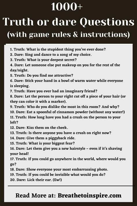 extreme truth or dare questions|truth or dare questions online.